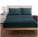 Ramesses Teddy Fleece Fitted Sheet Combo Set Single-Teal