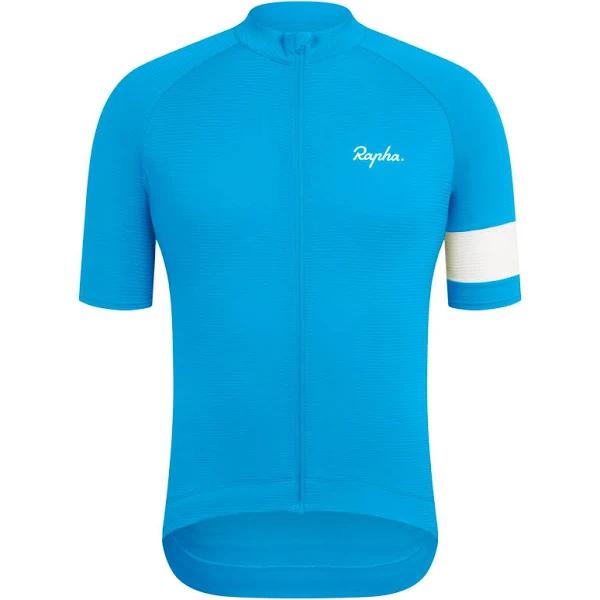 Rapha Core Lightweight Mens Jersey - Blue/White, Blue/White / Small