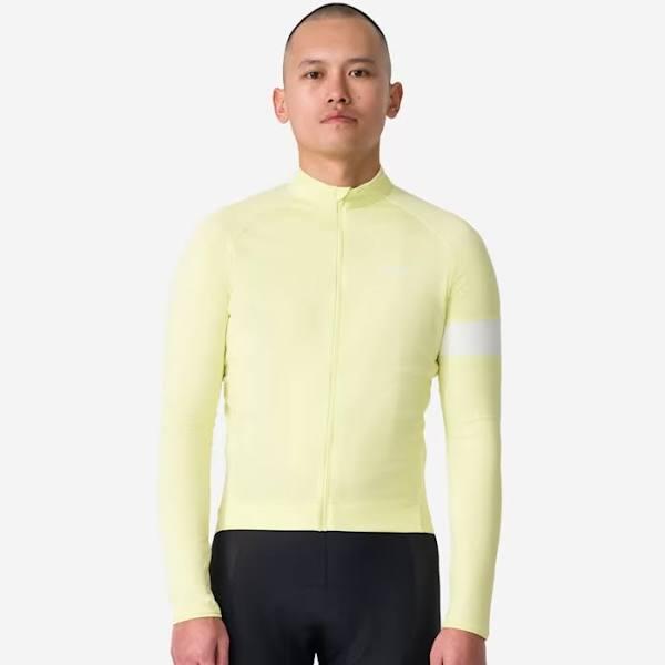 Rapha - Men's Long Sleeve Core Cycling Jersey - Lime Green/White - Medium