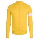 Rapha - Men's Long Sleeve Core Cycling Jersey - Yellow/White - Large