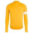 Rapha Men's Long Sleeve Core Jersey - Dark Yellow/White, Dark Yellow / White / Large