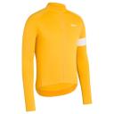 Rapha Men's Long Sleeve Core Jersey - Dark Yellow/White, Dark Yellow / White / Large