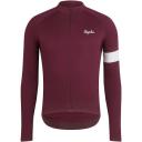 Rapha Men's Long Sleeve Core Jersey - Purple/White, Purple/White / Medium