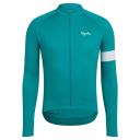 Rapha Men's Long Sleeve Core Jersey - Wine/White, Wine / White / Medium