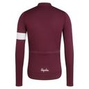 Rapha Men's Long Sleeve Core Jersey - Wine/White, Wine / White / Small