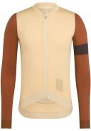 Rapha - Men's Pro Team Long Sleeve Training Cycling Jersey - Sand/Rust Brown - Large