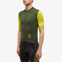 Rapha - Men's Pro Team Training Cycling Jersey - Deep Olive Green/Gecko Yellow - Medium