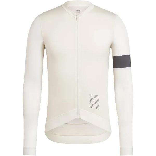 Rapha Mens Pro Team Long Sleeve Training Jersey - Off White, Off-White / Large