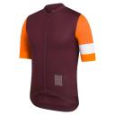 Rapha Mens Pro Team Training Jersey, Wine/Bright Orange, Wine / Bright Orange / X-Large