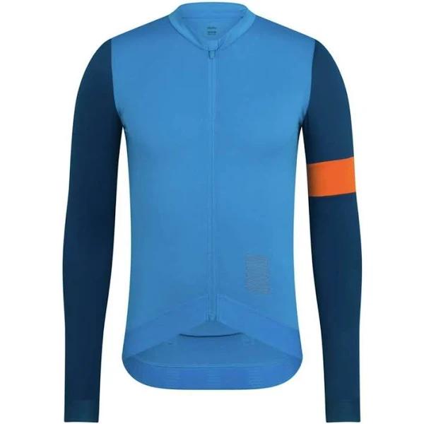 Rapha Pro Team Long Sleeve Training Jersey - Blue (Size: Small)