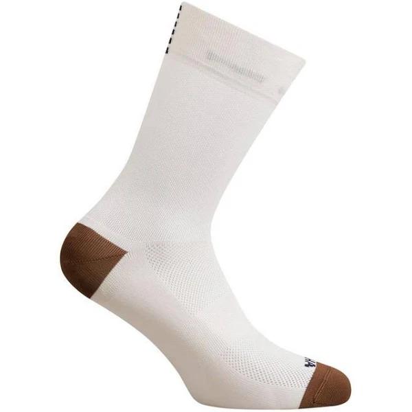 Rapha Unisex Pro Team Regular Socks, Cream/Brown, Cream/Brown / Large