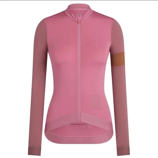 Rapha - Women's Pro Team Long Sleeve Training Cycling Jersey - Dusty pink/rose Brown - Small