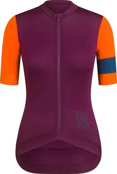 Rapha Women's Pro Team Training Jersey, Dark Purple/Teal, Dark Purple / Teal / Large