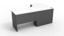 Rapid Worker Corner Workstation 1200 x 1200mm / Beech
