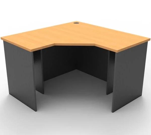 Rapid Worker Corner Workstation 1200 x 1200mm / Beech
