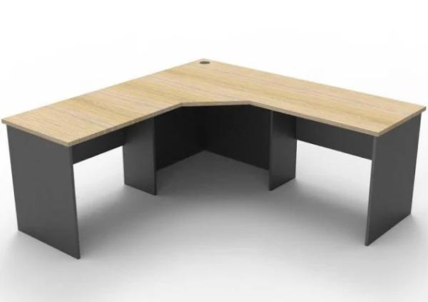 Rapid Worker Corner Workstation 1200 x 1200mm / Oak