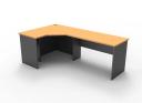 Rapid Worker Corner Workstation 1200 x 1800mm / Oak