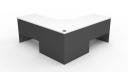 Rapid Worker Corner Workstation 1800 x 1800mm x 750mm / White