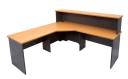 Rapid Worker Corner Workstation 2100 x 1500mm / Cherry