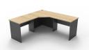 Rapid Worker Corner Workstation 2100 x 1800mm / Oak