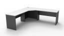 Rapid Worker Corner Workstation 2100 x 1800mm / White