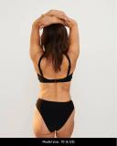RAQ | High Leg Brief - Black, 18High Leg Bikini Bottom Brief - Black, 18