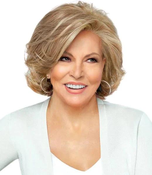 Raquel Welch Untold Story Lace Front Wig, SS9 24 Iced Cafe Latte