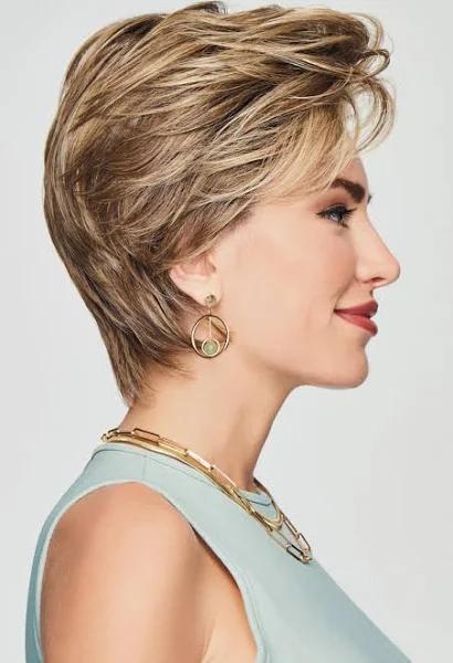 Raquel Welch Up Close and Personal Monofilament Wig, RL6 30 Copper Mahogany
