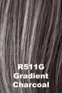 Raquel Welch Winner Elite Lace Front Wig, R511G Gradient Charcoal