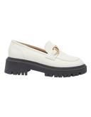 Ravella Samuel Flat Shoes in Cream Patent Cream 36