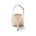 Ravella Whiz Heeled Shoes in Nude Patent Beige 9