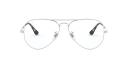 Ray-Ban Aviator RX6489 2538 Matte Silver