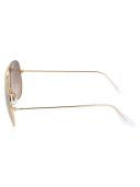 Ray-Ban Men's Aviator Gold Sunglasses - Gold Frames/Gray Gradient Lenses
