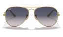 Ray-Ban Men's Aviator Gold Sunglasses - Gold Frames/Gray Gradient Lenses