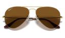 Ray-Ban Men's Aviator Gold Sunglasses - Gold Frames/Gray Gradient Lenses
