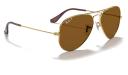 Ray-Ban Men's Aviator Gold Sunglasses - Gold Frames/Gray Gradient Lenses
