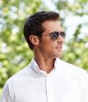 Ray-Ban Men's Aviator Gunmetal Sunglasses - Polarized - Gunmetal Frames/ Blue Lenses