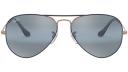 Ray-Ban RB3025 9156AJ Blue Aviator Sunglasses