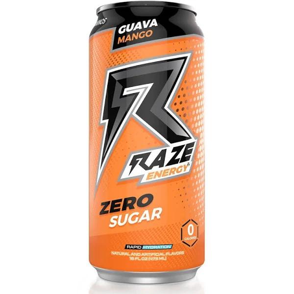 Raze Energy Drink - 473ml x 12 Guava Mango