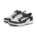 Rebound Lay-up Lo V Sneakers - Kids 4-8 Years in White/Black, Size 1 by Puma