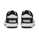 Rebound Lay-up Lo V Sneakers - Kids 4-8 Years in White/Black, Size 1 by Puma