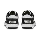 Rebound Lay-up Lo V Sneakers - Kids 4-8 Years in White/Black, Size 13 by Puma