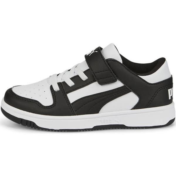 Rebound Lay-up Lo V Sneakers - Kids 4-8 Years in White/Black, Size 13 by Puma