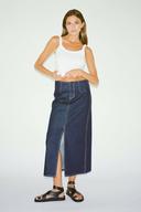 Recut Maxi Skirt - Rinse Denim - 13 - Neuw Denim