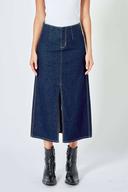 Recut Maxi Skirt - Rinse Denim - 13 - Neuw Denim