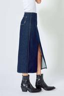 Recut Maxi Skirt - Rinse Denim - 13 - Neuw Denim
