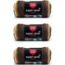 Red Heart Super Saver Yarn, 3 Pack, White 3 Count