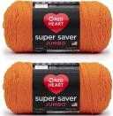 Red Heart Super Saver Yarn, 3 Pack, White 3 Count