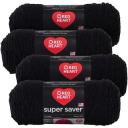 Red Heart Super Saver Yarn, 3 Pack, White 3 Count