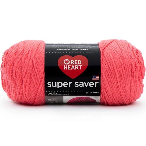 Red Heart Super Saver Yarn Flamingo